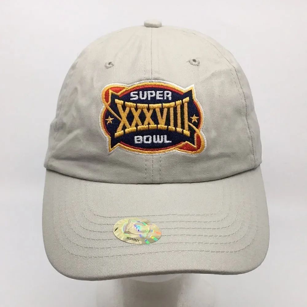 Super Bowl XXXVIII (Patriots won) cotton hat baseball cap adjustable backstrap